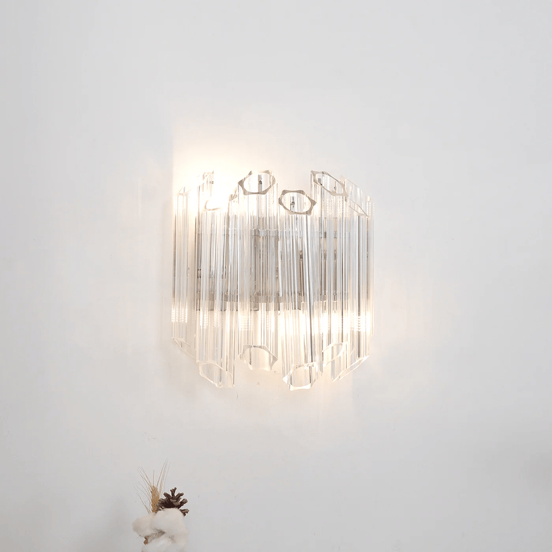 Clear Palermo Murano Wall Lamp - Vakkerlight