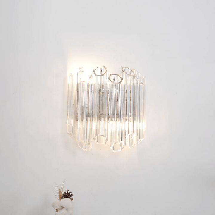 Clear Palermo Murano Wall Lamp - Vakkerlight