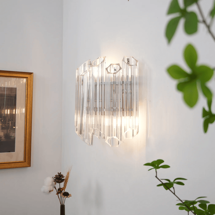 Clear Palermo Murano Wall Lamp - Vakkerlight