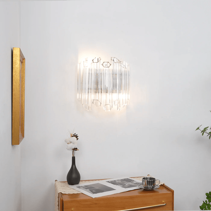 Clear Palermo Murano Wall Lamp - Vakkerlight