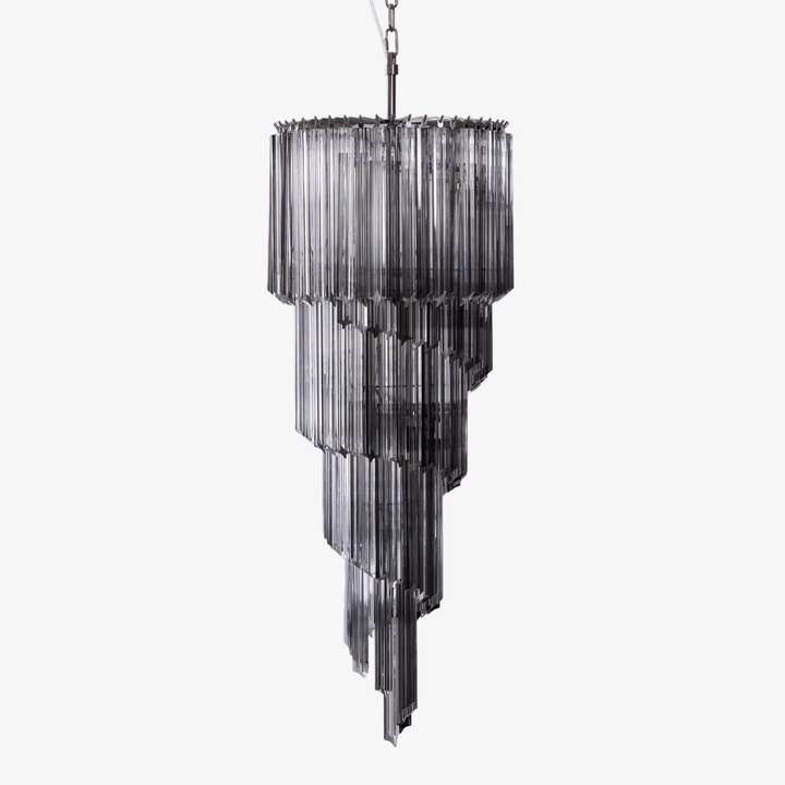 Lucente Noir Spiral Chandelier - Vakkerlight