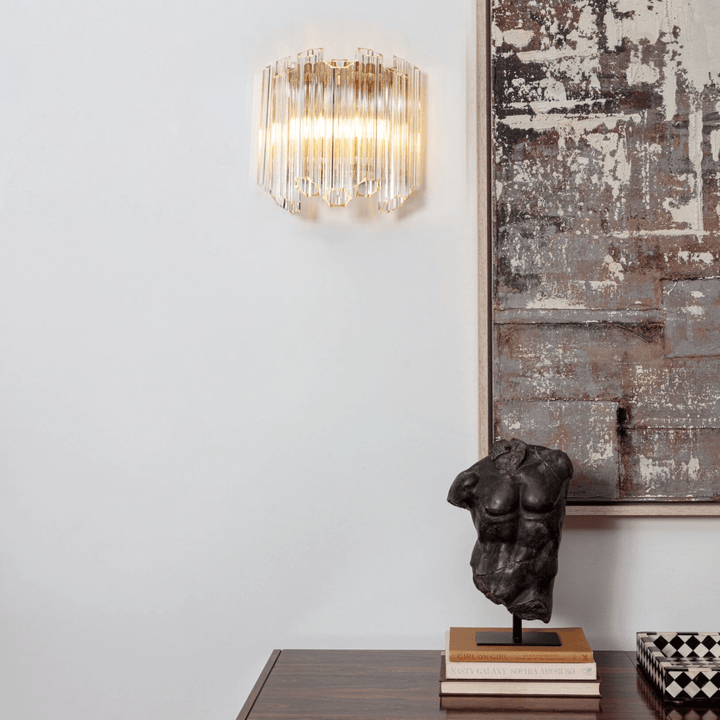 Clear Palermo Murano Wall Lamp - Vakkerlight
