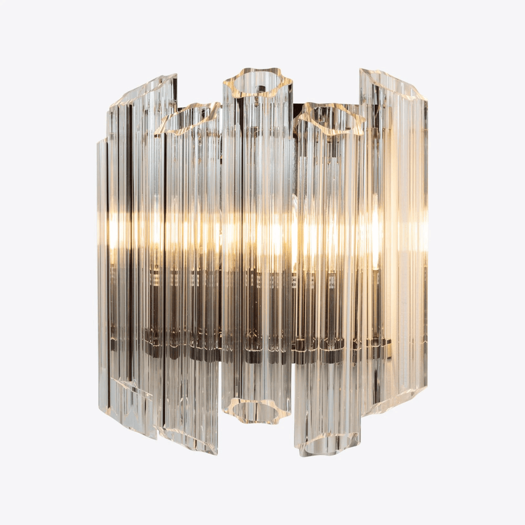 Clear Palermo Murano Wall Lamp - Vakkerlight