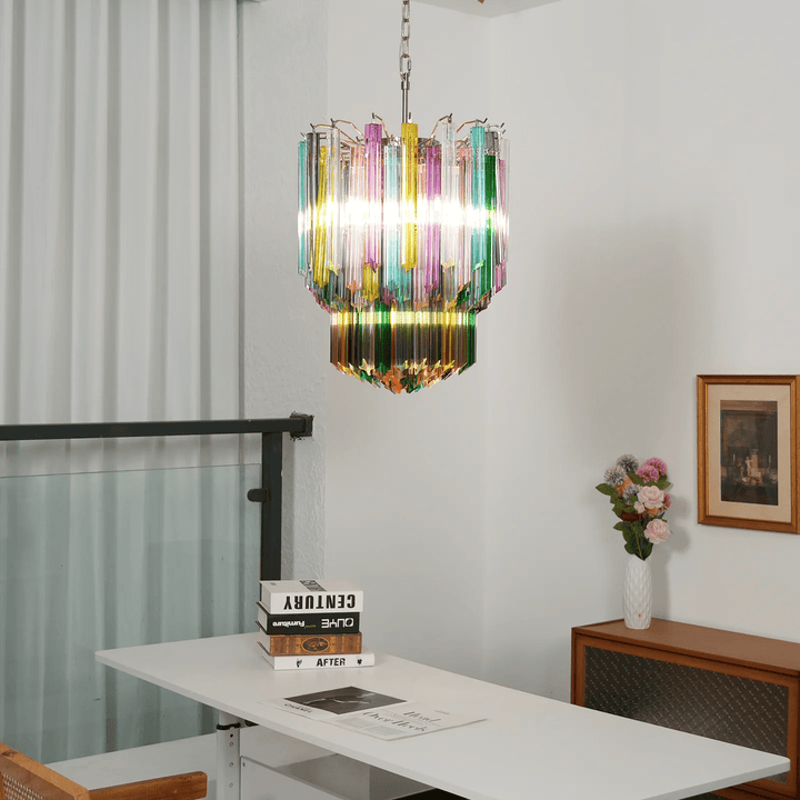 Prismatic Murano Colorful Chandelier - Vakkerlight