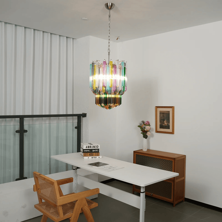 Prismatic Murano Colorful Chandelier - Vakkerlight