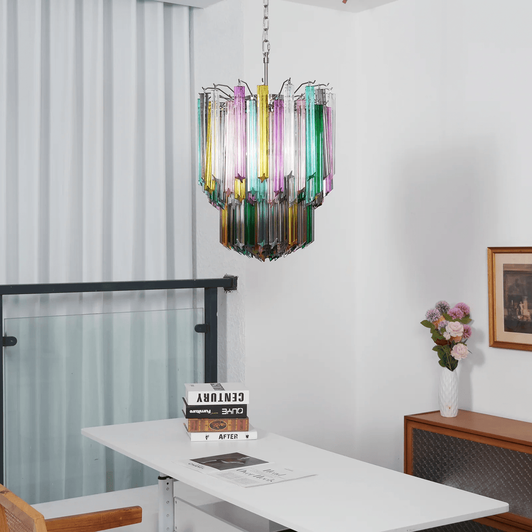 Prismatic Murano Colorful Chandelier - Vakkerlight