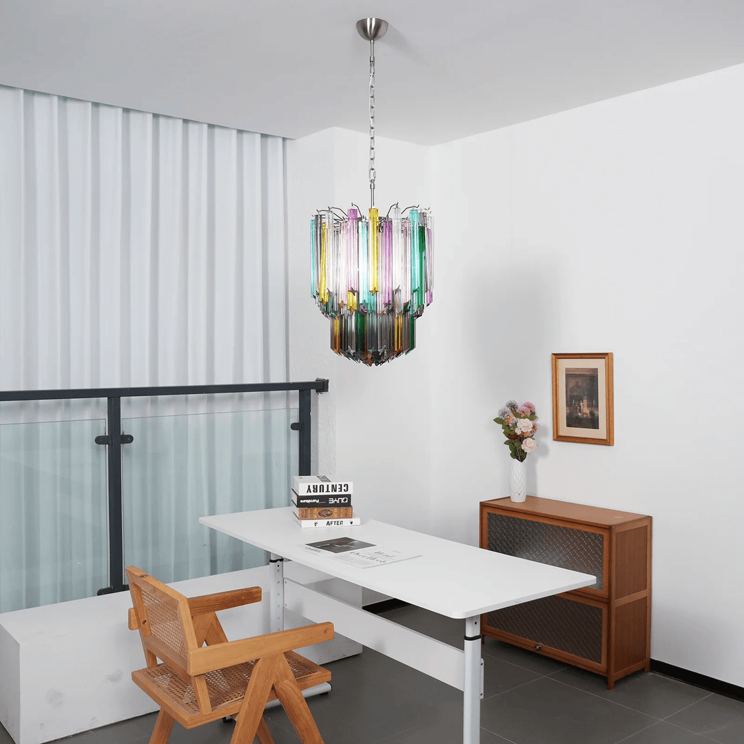 Prismatic Murano Colorful Chandelier - Vakkerlight