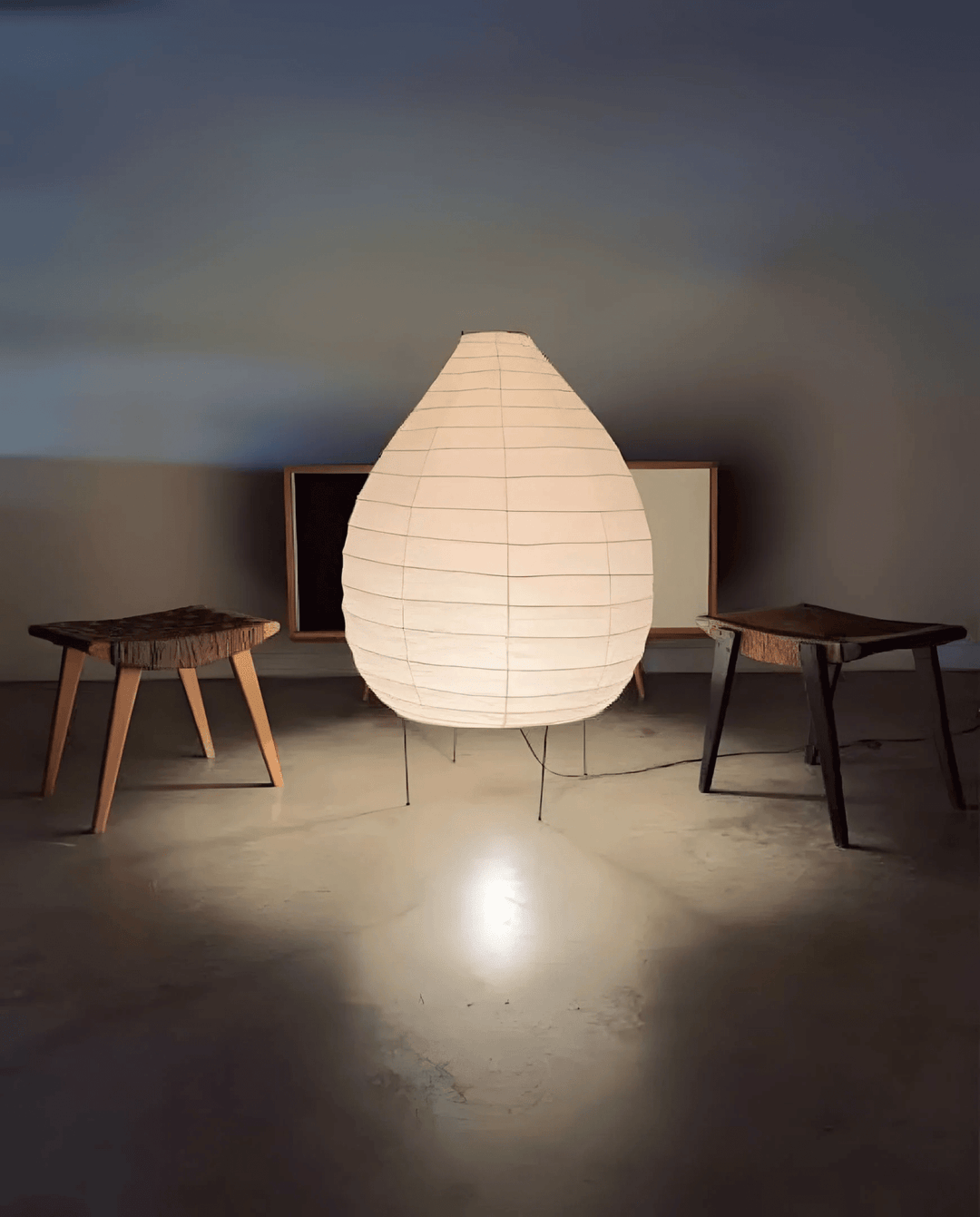 Washi Paper Lantern Floor Lamp - Vakkerlight