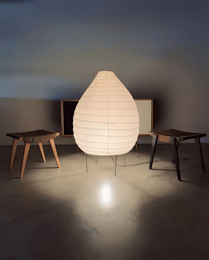 Washi Paper Lantern Floor Lamp - Vakkerlight