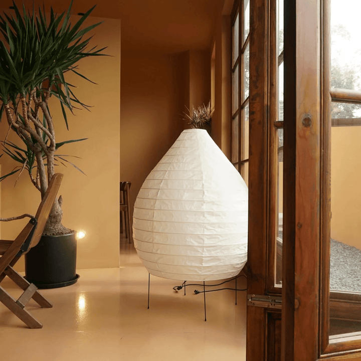 Washi Paper Lantern Floor Lamp - Vakkerlight