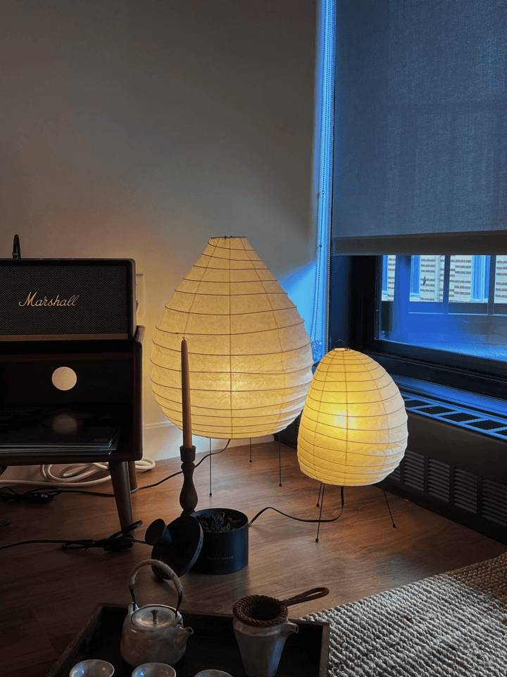 Washi Paper Lantern Floor Lamp - Vakkerlight