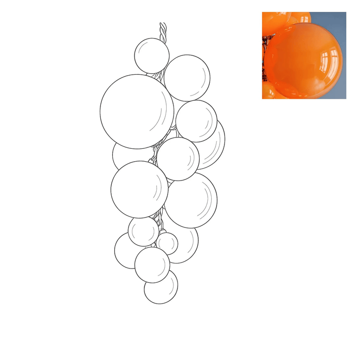 Velymo Grapetta Chandelier - Vakkerlight