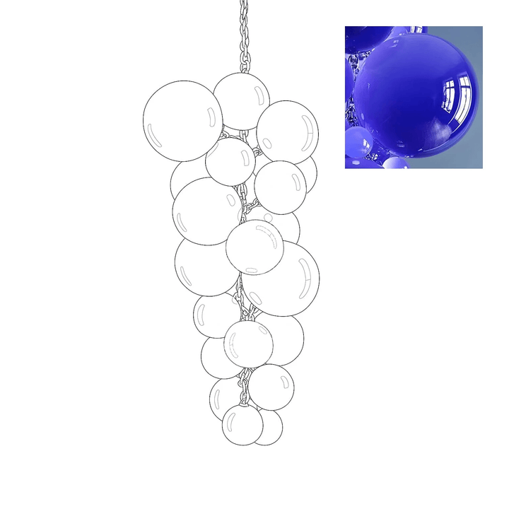 Velymo Grapetta Chandelier - Vakkerlight