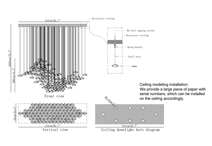 Tidal Art Glass Pendants Lamp - Vakkerlight