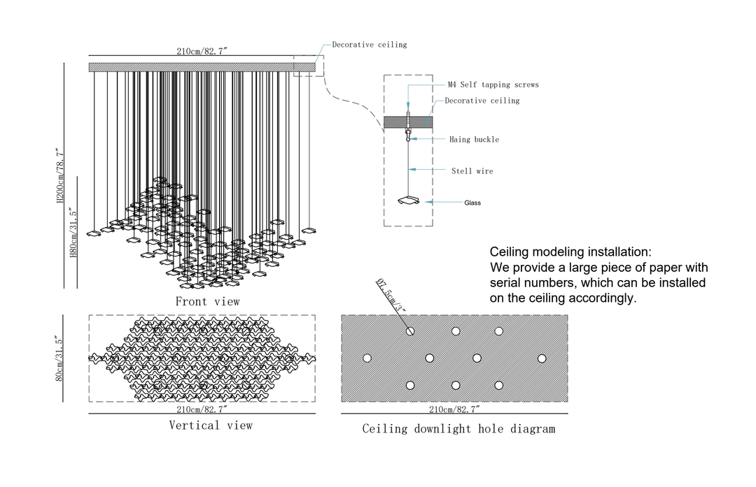 Tidal Art Glass Pendants Lamp - Vakkerlight