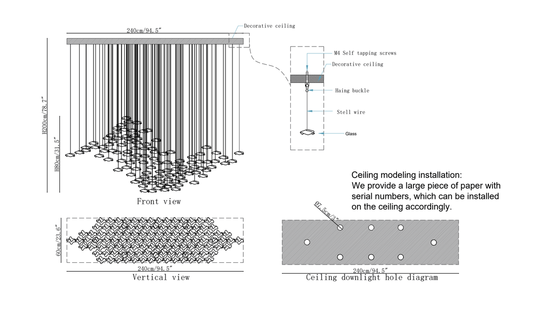 Tidal Art Glass Pendants Lamp - Vakkerlight