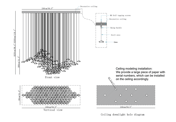Tidal Art Glass Pendants Lamp - Vakkerlight
