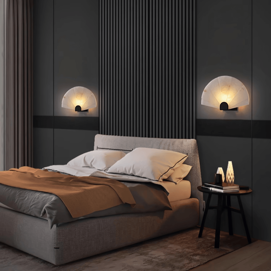 Nevora Alabaster Table Lamp - Vakkerlight