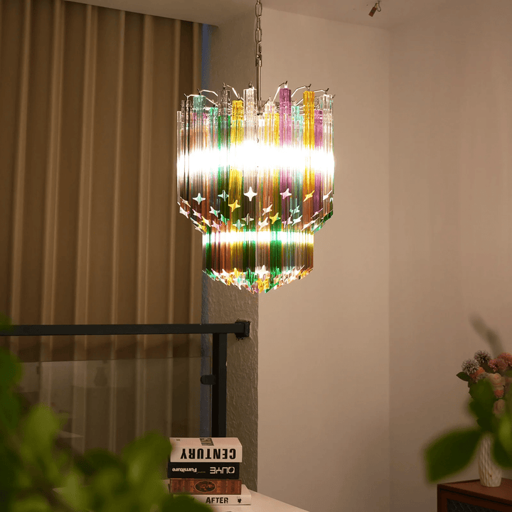 Prismatic Murano Colorful Chandelier - Vakkerlight