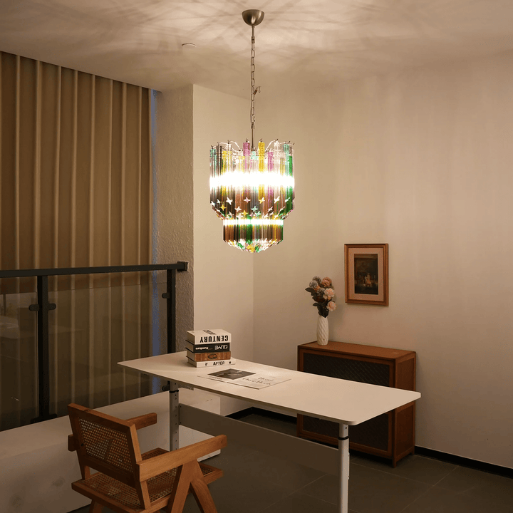 Prismatic Murano Colorful Chandelier - Vakkerlight