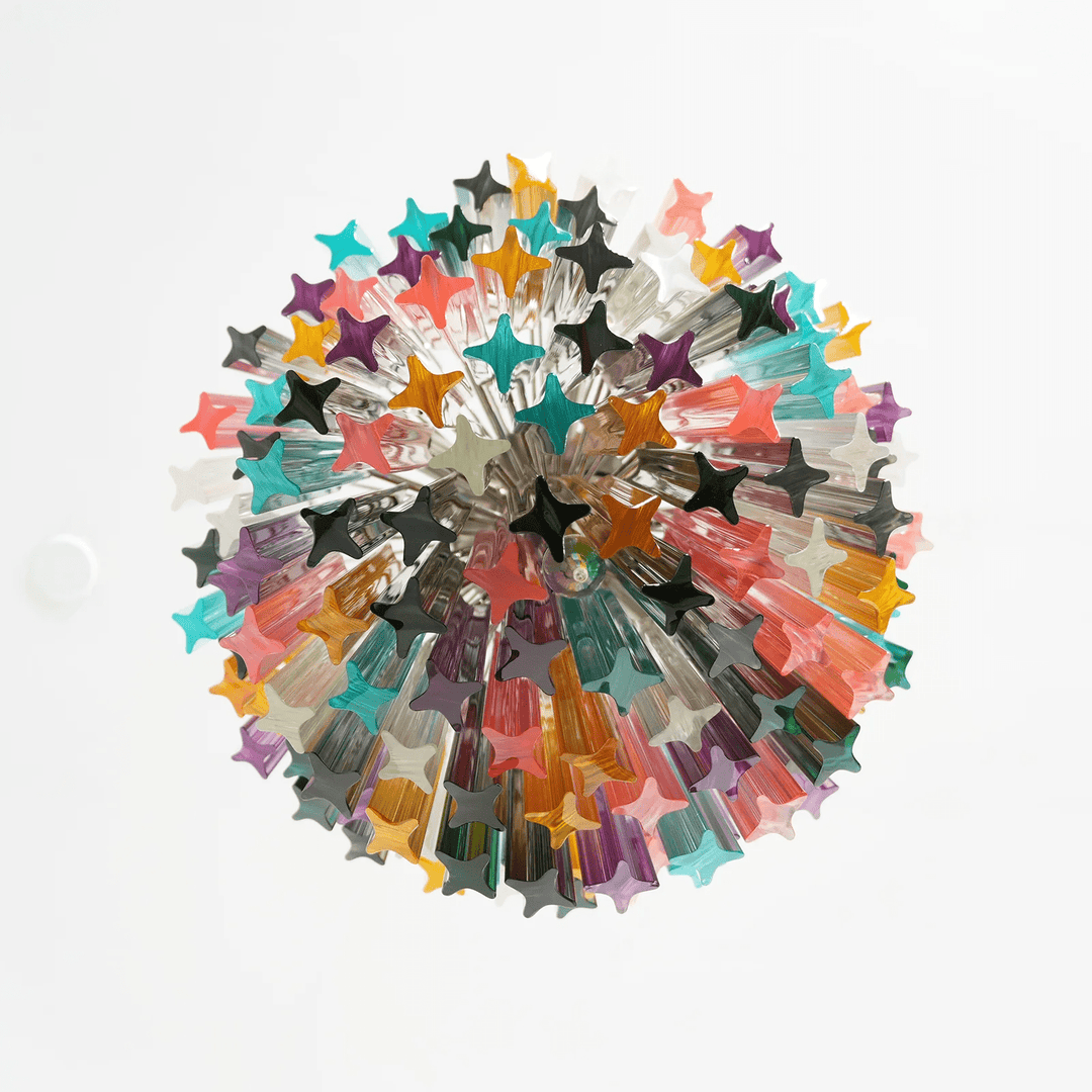 Prismatic Murano Colorful Chandelier - Vakkerlight