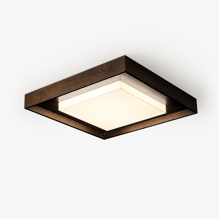 Kurin Wood Frame Ceiling Light - Vakkerlight
