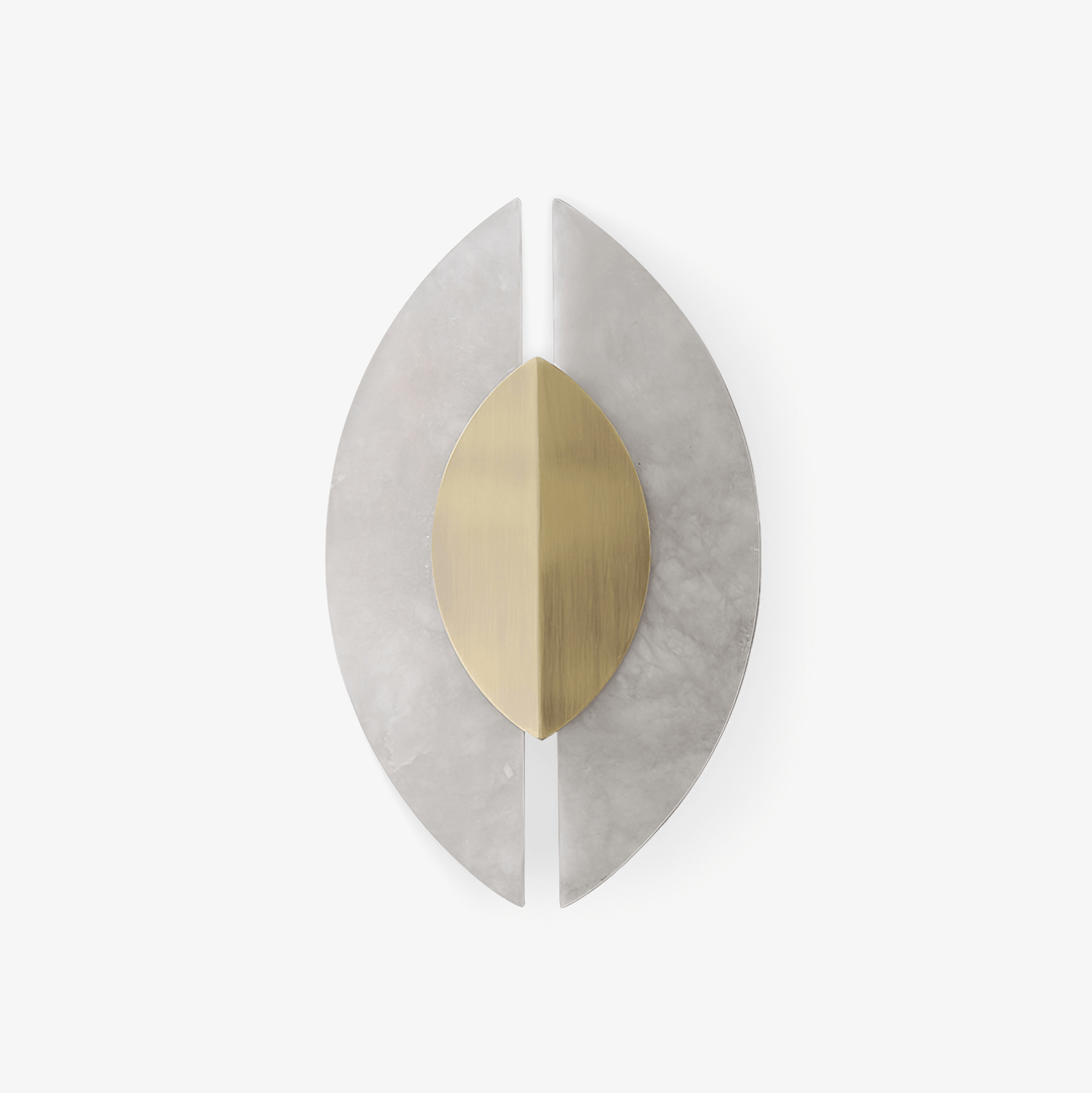 Solari Alabaster Leaf Sconce - Vakkerlight