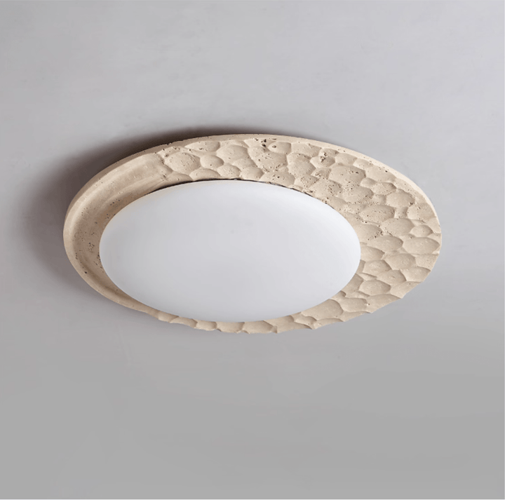 Venus Textured Stone Ceiling Light - Vakkerlight