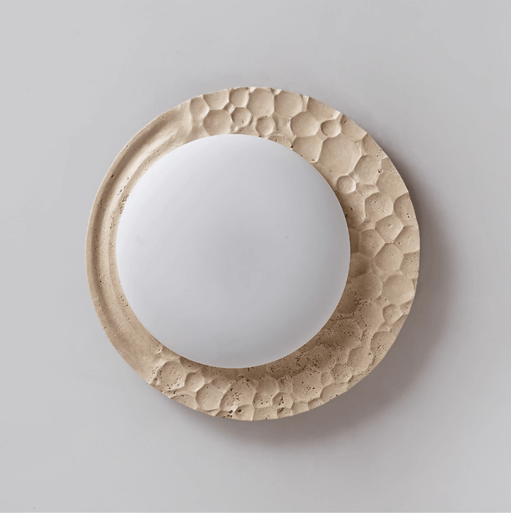 Venus Textured Stone Ceiling Light - Vakkerlight