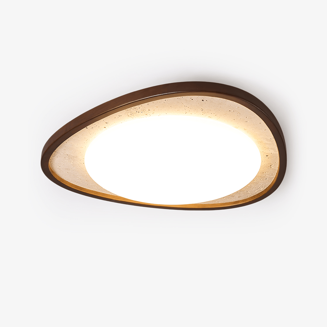Lunaro Moonstone Travertine Ceiling Light - Vakkerlight