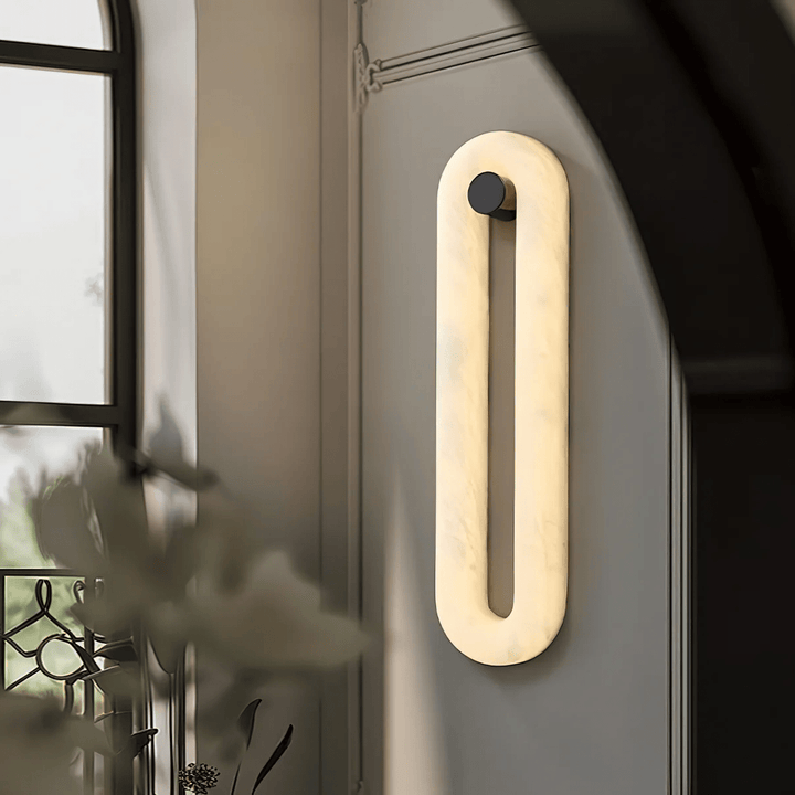 Alabaster Loop Wall Light - Vakkerlight