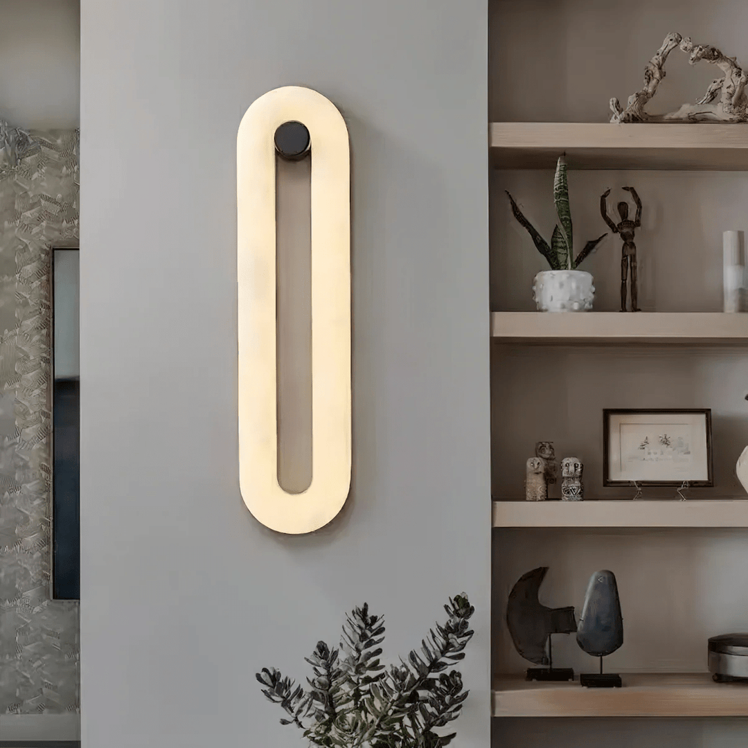 Alabaster Loop Wall Light - Vakkerlight