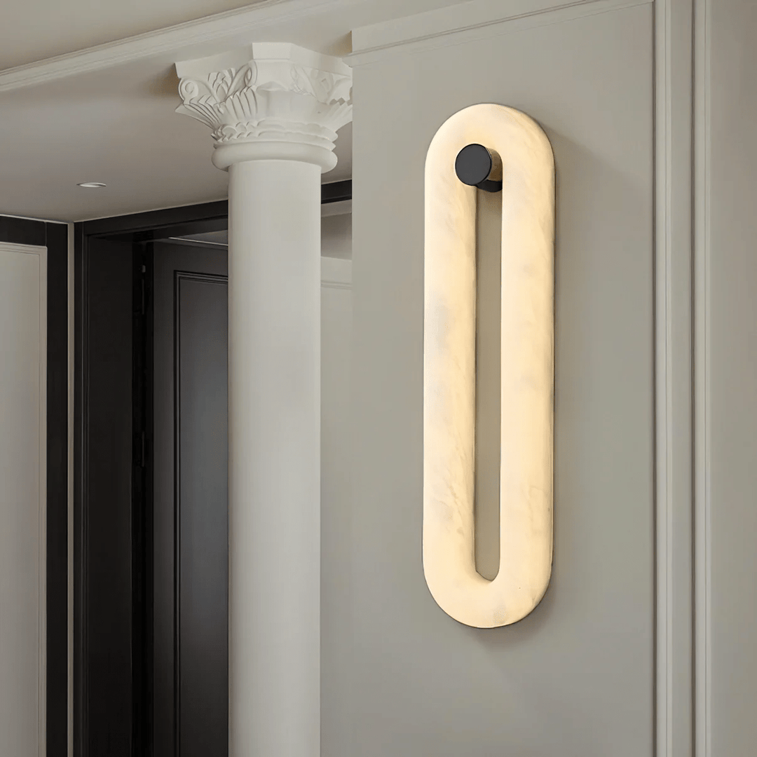 Alabaster Loop Wall Light - Vakkerlight
