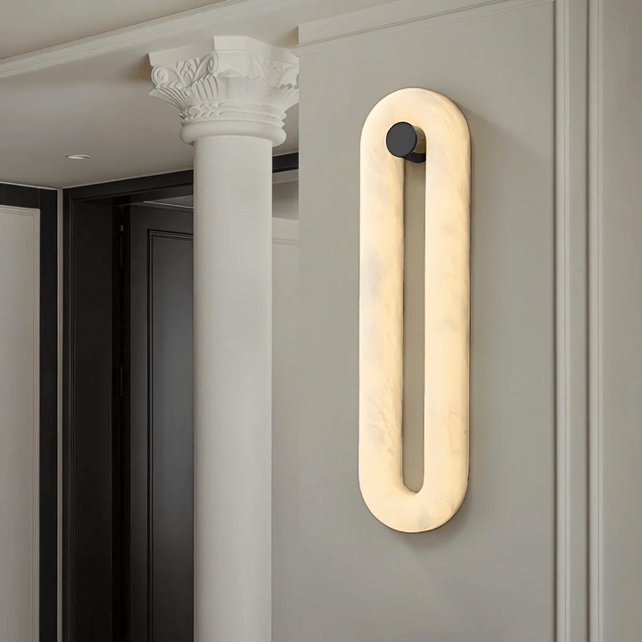 Alabaster Loop Wall Light - Vakkerlight