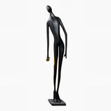Noir Muse Skulptur-Stehleuchte