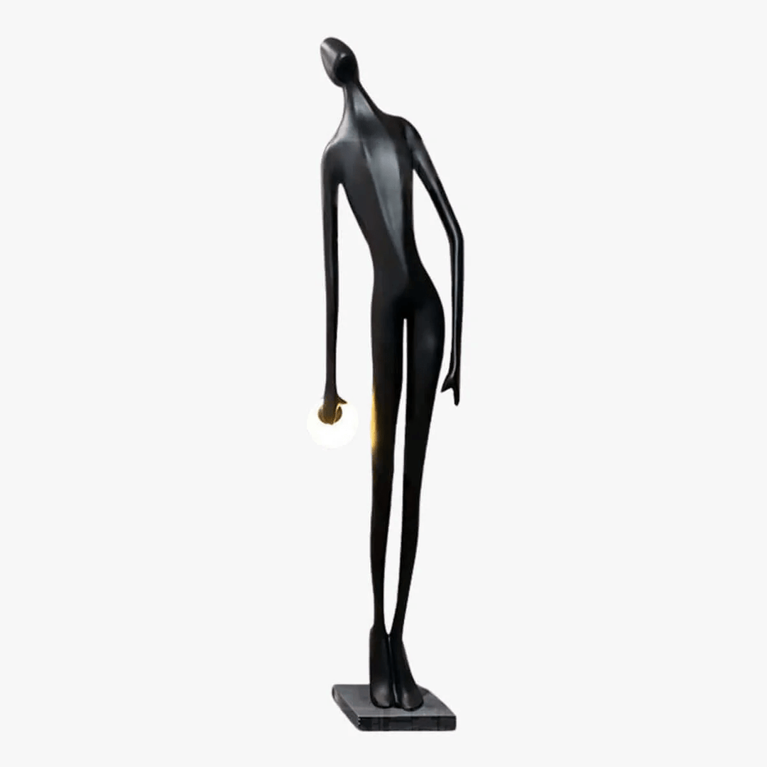 Noir Muse Sculpture Floor Lamp - Vakkerlight