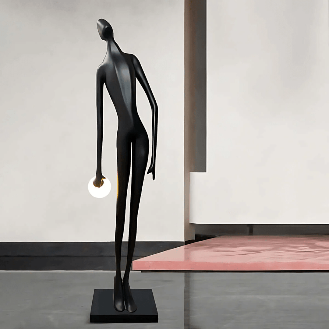 Noir Muse Sculpture Floor Lamp - Vakkerlight