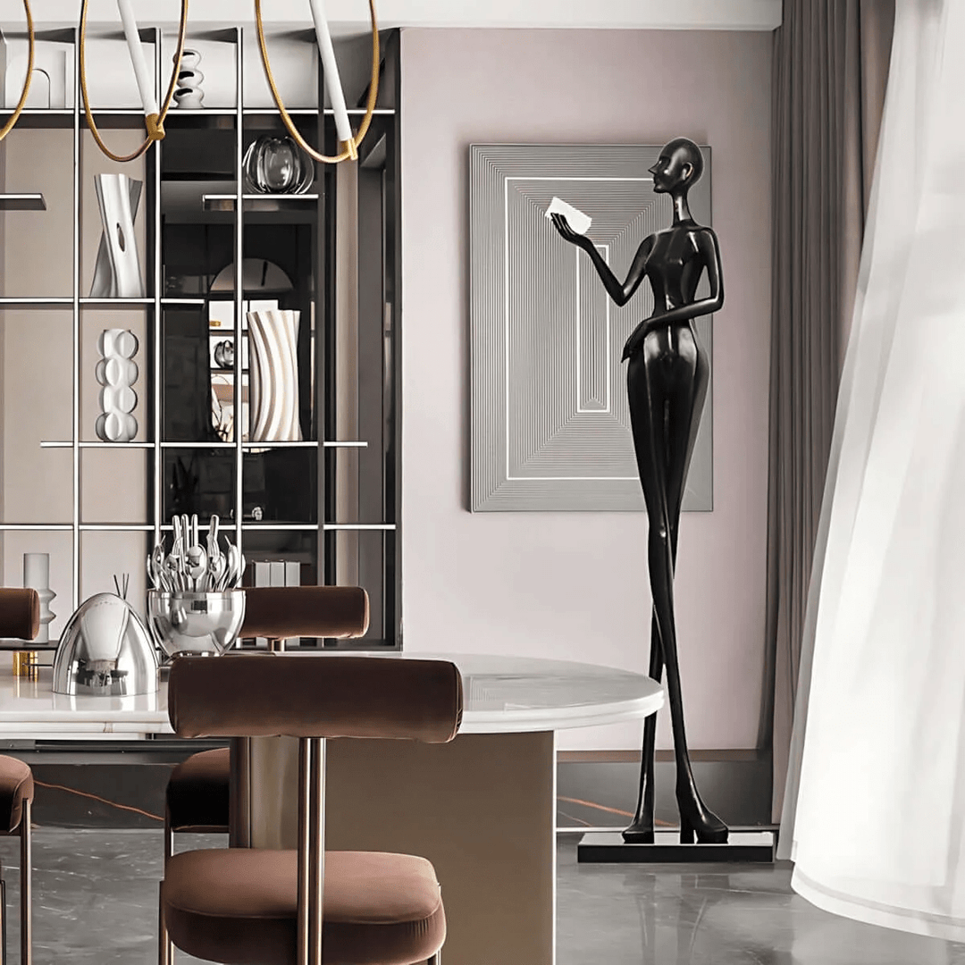 Elegant Lady Sculpture Ornaments - Vakkerlight