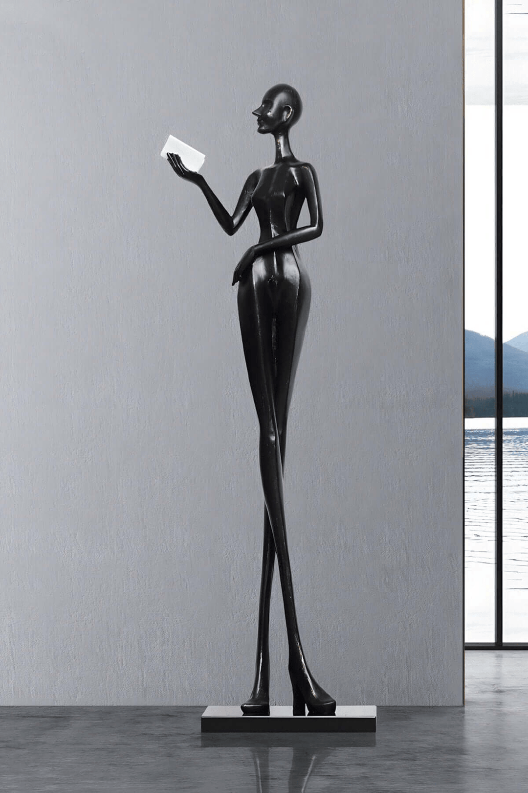 Elegant Lady Sculpture Ornaments - Vakkerlight