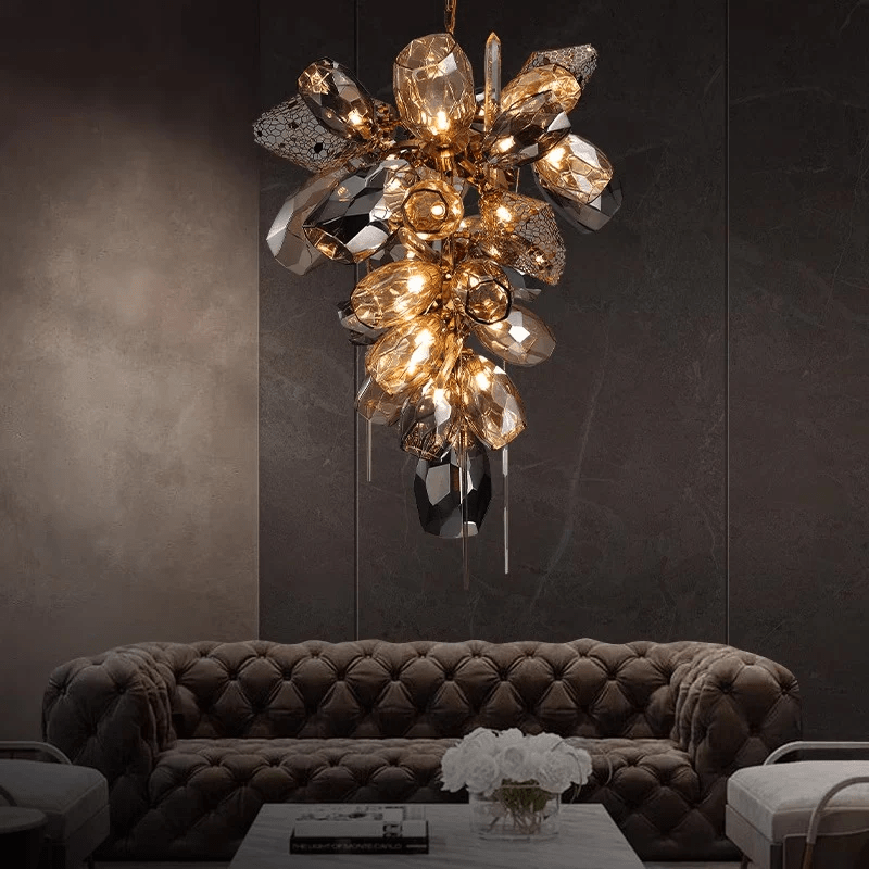 Modern Art Glass Crystal Chandelier - Vakkerlight