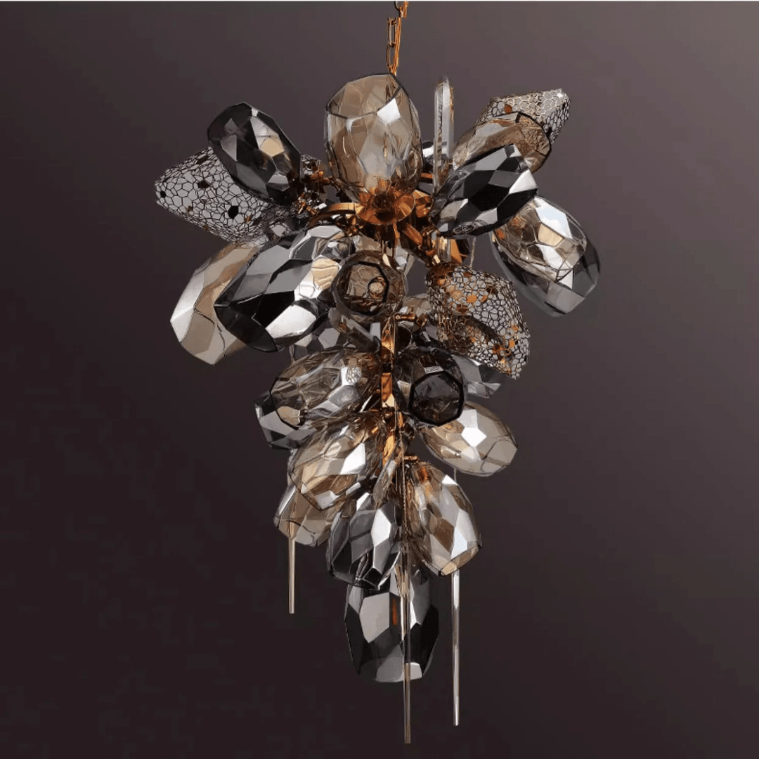 Modern Art Glass Crystal Chandelier - Vakkerlight