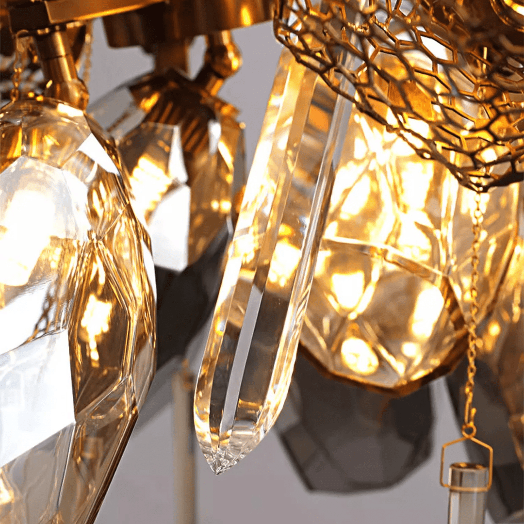 Modern Art Glass Crystal Chandelier - Vakkerlight