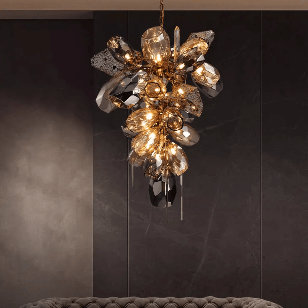 Modern Art Glass Crystal Chandelier - Vakkerlight