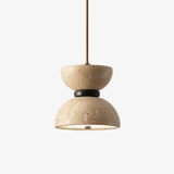 Suspension Vireo en travertine