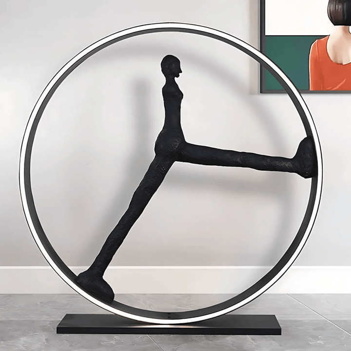 Time Walker Sculpture Floor Lamp - Vakkerlight