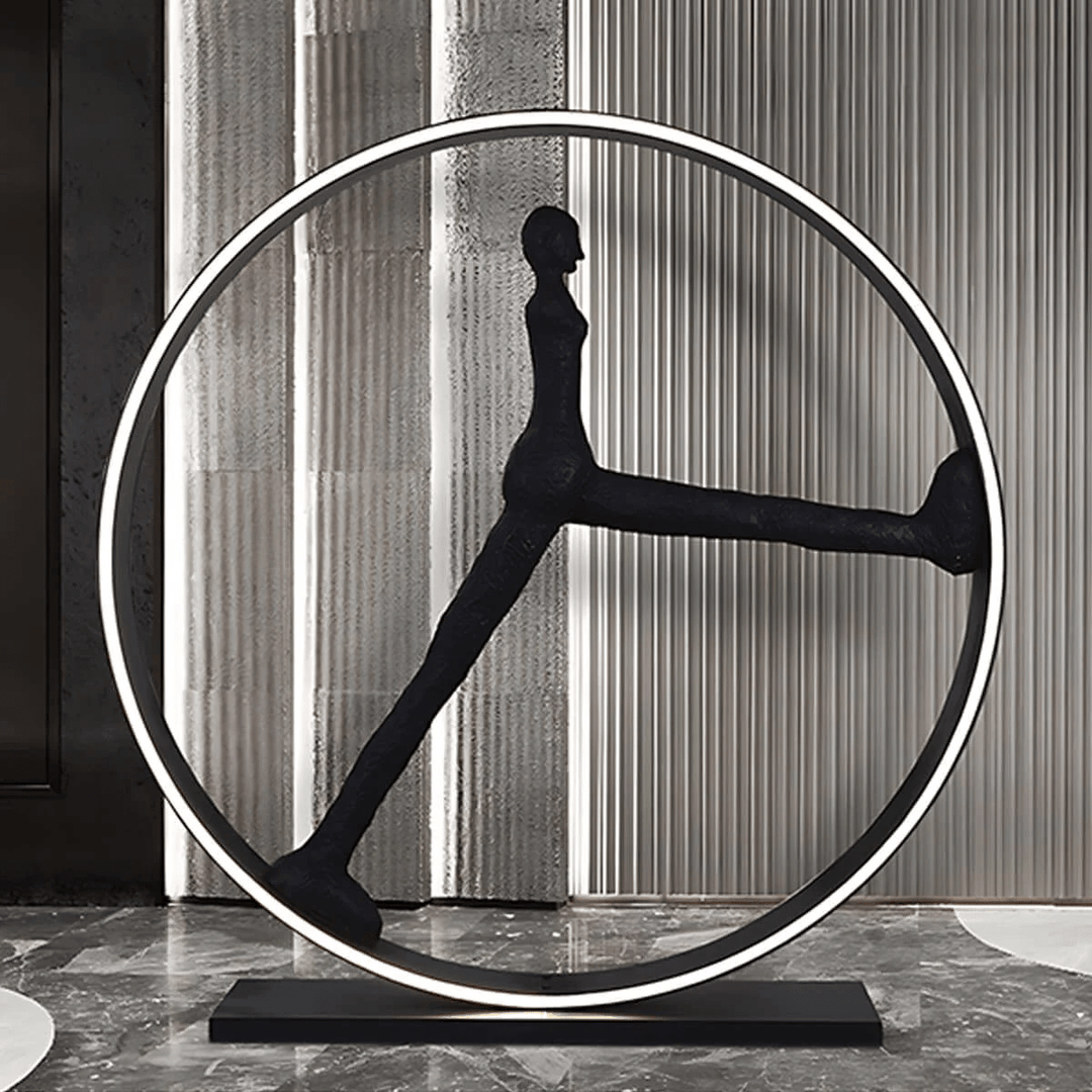 Time Walker Sculpture Floor Lamp - Vakkerlight