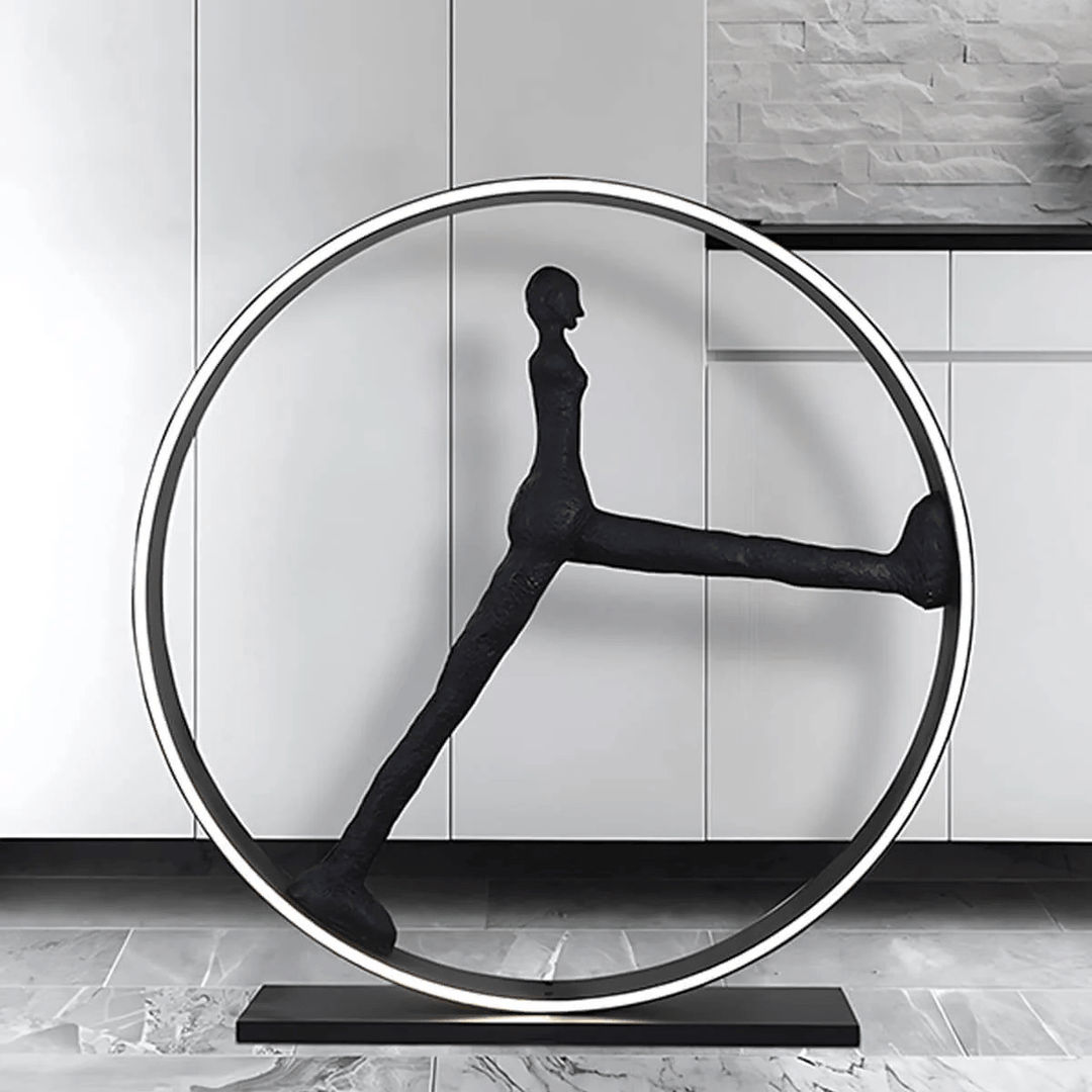 Time Walker Sculpture Floor Lamp - Vakkerlight