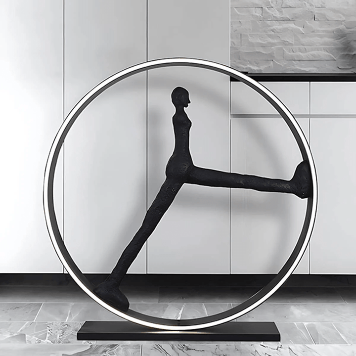 Time Walker Sculpture Floor Lamp - Vakkerlight