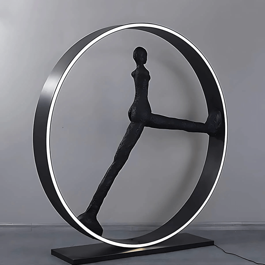 Time Walker Sculpture Floor Lamp - Vakkerlight