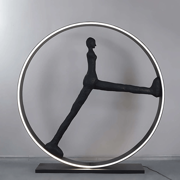 Time Walker Sculpture Floor Lamp - Vakkerlight